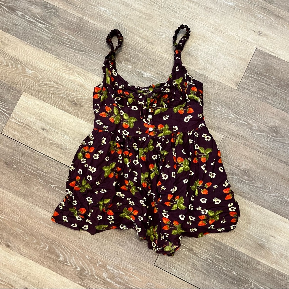 Urban Outfitters strawberry romper
